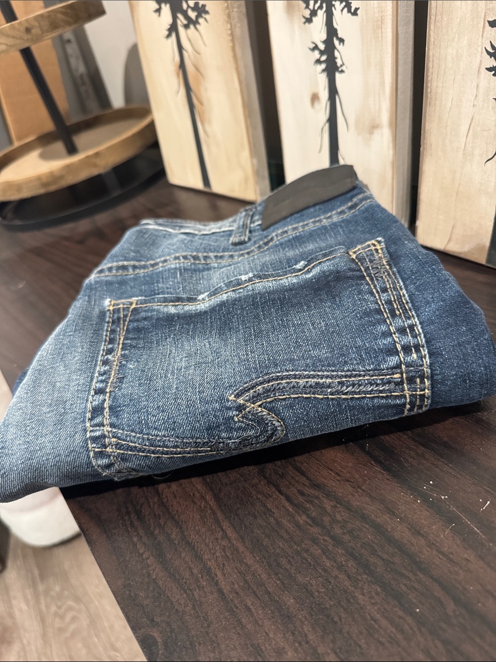 Brand New Zac Relaxed Fit Straight Leg Dusted Denim Jeans W32/L32